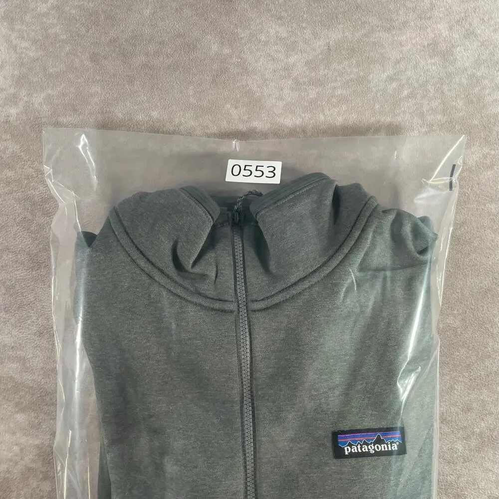 Patagonia MEN'S R1 Regulator Daily Zip-Neck Pullover Sz Medium Grey Sweater